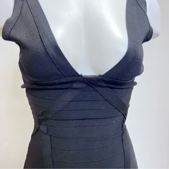 Marciano Black Paradise Bandage Dress Size XS - Picture 4 of 10